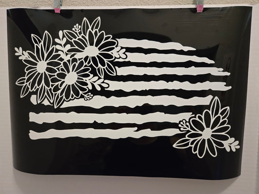 American flag flower